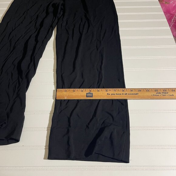 Womens Chicos Black Wide-Leg Stretch Pants Elastic Waist Comfortable Wear Size S - Picture 10 of 12
